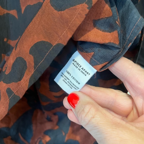 A Piece Apart women’s button up top size medium - Picture 4 of 4